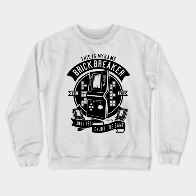 Classic Brick Breaker Crewneck Sweatshirt by Z1